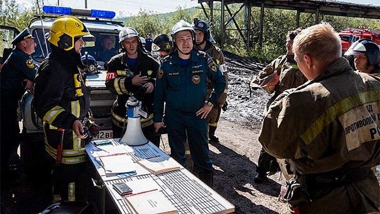 На Нерюнгринской ГРЭС прошли масштабные пожарно-тактические учения
